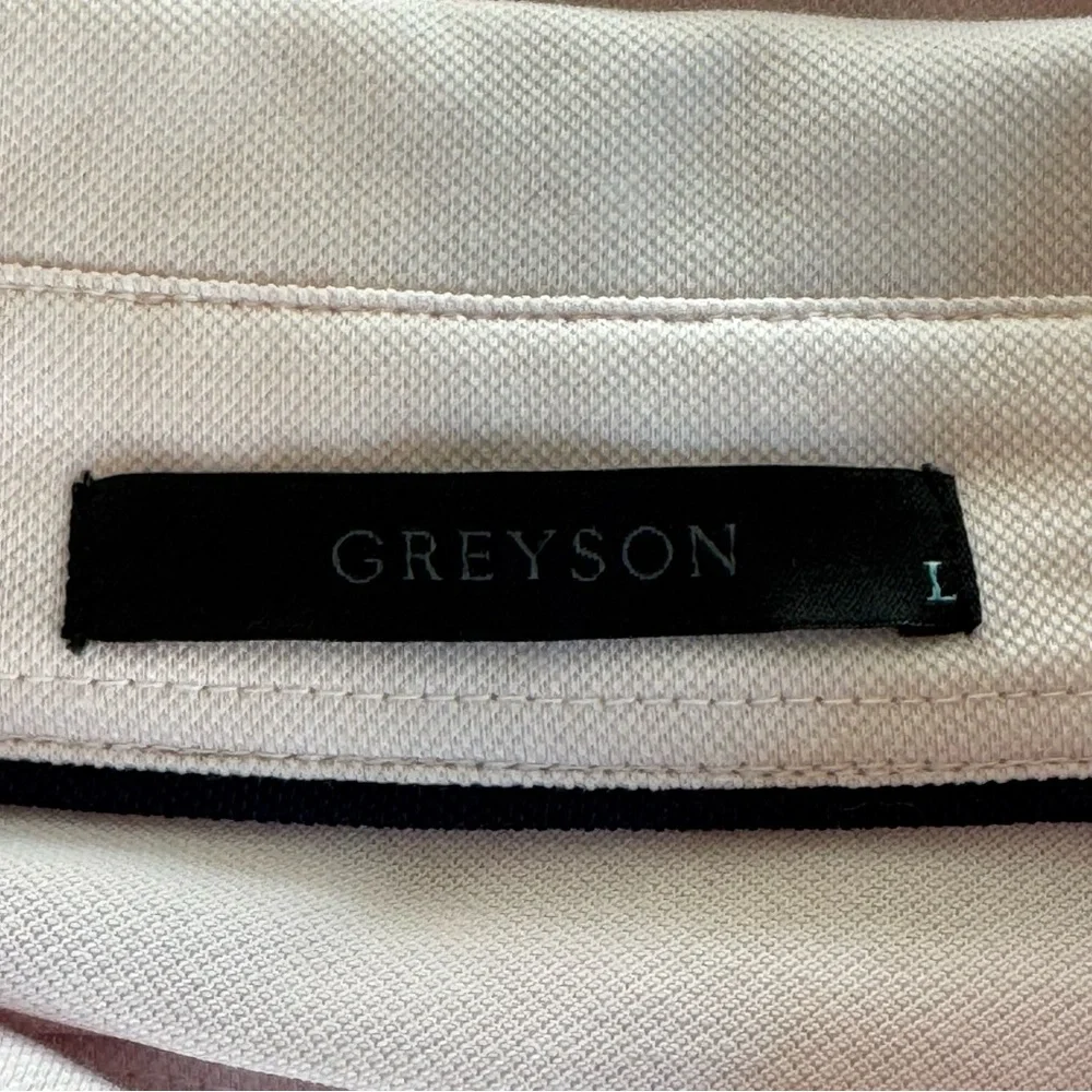Greyson Polo Shirt Pink Long Sleeve Men's Size L